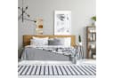 relaxdays Bilderrahmen mit Klammern & Leine Weiss-grau Bild 5