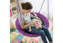 relaxdays Nestschaukel 90 cm Lila mit verstellbarer Höhe Bild 3