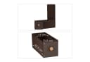 relaxdays Beistellschrank Schubladenschrank Holzoptik Braun Modern Bild 5