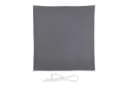 relaxdays Sonnensegel Quadrat Grau UV-Schutz 2x2m Bild 2