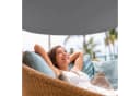 relaxdays Sonnensegel Quadrat Grau UV-Schutz 2x2m Bild 5