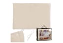 relaxdays Sonnensegel Rechteckig Beige UV-Schutz Bild 2