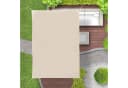 relaxdays Sonnensegel Rechteckig Beige UV-Schutz Bild 3