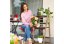 relaxdays Blumentreppe Holz Dunkelbraun L Bild 3
