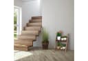 relaxdays Blumenständer Blumentreppe Holz Dunkelbraun M Bild 1