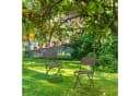 relaxdays Gartenstuhl 2er Set Klappbar Braun Holzoptik Bild 1