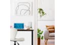 relaxdays Klappbarer Schreibtisch Schwarz Modernes Design Bild 3