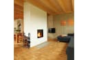 relaxdays Kaminholzregal mit 2 Ablagen & Haken Anthrazit Bild 1