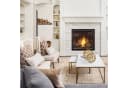 relaxdays Kaminholzregal mit 2 Ablagen & Haken Anthrazit Bild 5