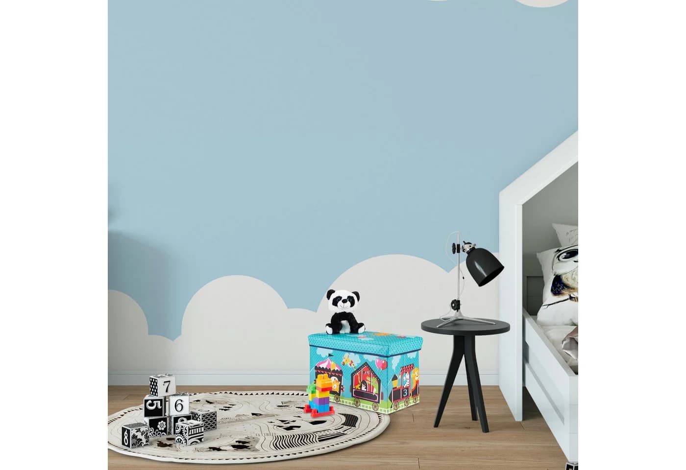 relaxdays Spielzeugtruhe Sitzbox für Kinder Sea Life - Bild 5