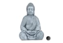 RELAXDAYS Buddha Figur 50 cm Hellgrau Polyresin Bild 2