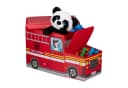 relaxdays Sitzkiepe Fire Truck Spielzeugbox mit Sitzfunktion Bild 2