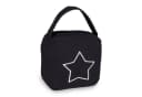 relaxdays Türstopper Sack Schwarz mit Stern-Motiv Bild 2