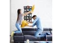 relaxdays Staffelbilderrahmen 18 Bilder Weiß Bild 3