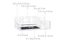 relaxdays Make-Up Organizer 16 Fächer Transparent Bild 5