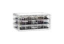 relaxdays Make-Up Organizer Transparent mit 3 Schubladen & 15 Fächern Bild 2
