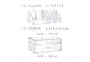 relaxdays Make-Up Organizer mit 2 Schubladen, transparent Bild 5