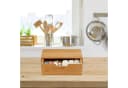 relaxdays Schubladenbox Bambus Natur 1 Einschub Bild 1