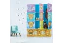 relaxdays Kinderkleiderschrank Steckregal mit Tiermotiven Blau Bild 1
