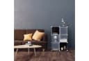 relaxdays Steckregal Regalsystem mit 6 Türen Schwarz Bild 1