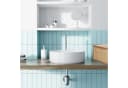 relaxdays Aufbewahrungskorb 3er Set Natur Bambus mit Deckel Bild 3