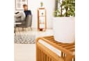 relaxdays Badregal Bambus 4 Ablagen Braun Bild 5