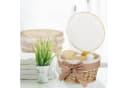 relaxdays Badorganizer Badkörbchen 2er Set, Natur Bild 1
