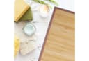 relaxdays Bambus-Badematte Natur mit rutschhemmender Unterseite Bild 3