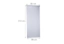 relaxdays Thermo Verdunklungsrollo Weiß 90x210cm Klemmfix Bild 4