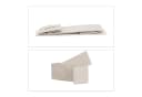 relaxdays Standregal Regalsystem Beige Weiß 7 Varianten Bild 5