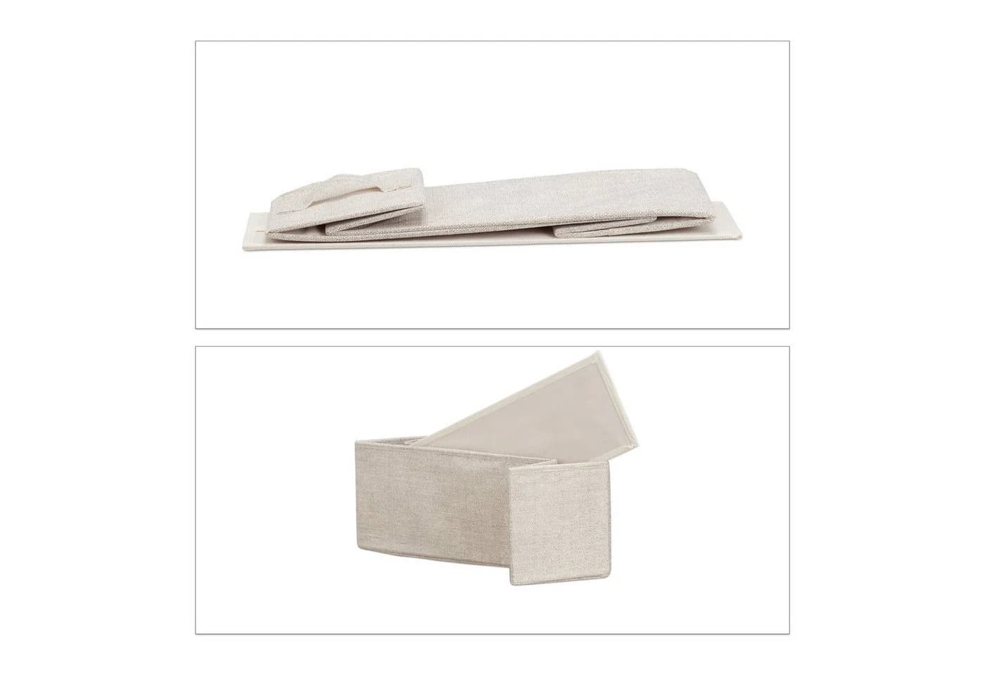 relaxdays Standregal Regalsystem Beige Weiß 7 Varianten - Bild 5