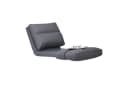 RELAXDAYS Relaxliege Sessel faltbar grau mit Kopfstütze und verstellbarer Rückenlehne Bild 2
