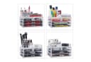 relaxdays Make-Up Organizer mit 4 Schubladen, transparent Bild 3