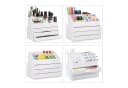 relaxdays Make-Up Organizer mit 3 Schubladen, weiß Bild 3