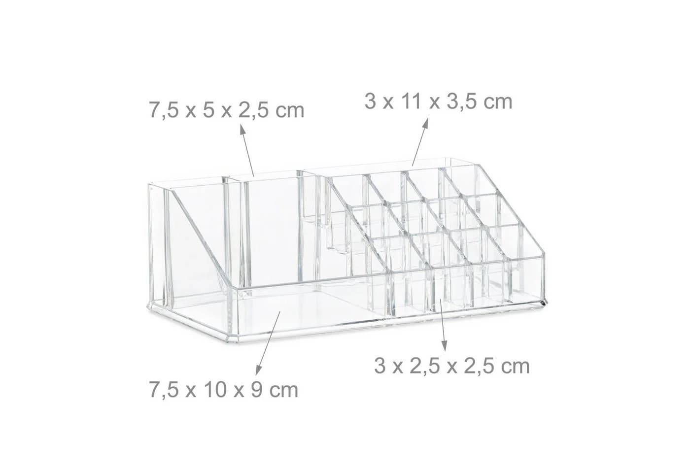 relaxdays Make-Up Organizer mit 4 Schubladen transparent - Bild 5
