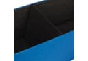relaxdays Faltbare Sitzbank Leinen Blau mit Stauraum Bild 4