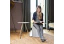 relaxdays Sitzhocker mit Stauraum rund Creme Bild 1
