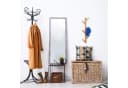 relaxdays Wandgarderobe Bambus 6 Haken natur Bild 1
