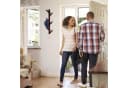 relaxdays Wandgarderobe Bambus 6 Haken natur Bild 3