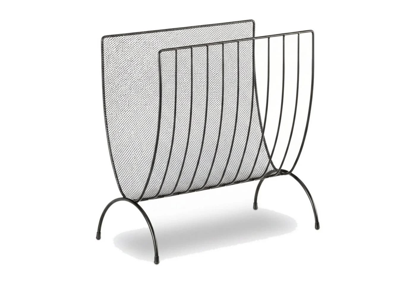 relaxdays Zeitungsständer Metall Schwarz Modern - Bild 5