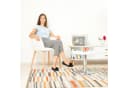 relaxdays Zeitungsständer Mesh Schwarz Modern Bild 1