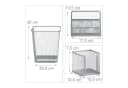relaxdays Schreibtisch Organizer Set 6-teilig silber Bild 4