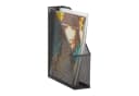 relaxdays Stehsammler Metallgeflecht Schwarz Organizer A4 Bild 2
