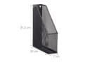 relaxdays Stehsammler Metallgeflecht Schwarz Organizer A4 Bild 4