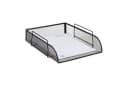 relaxdays Briefablage stapelbar schwarz Metall Mesh-Design Bild 2