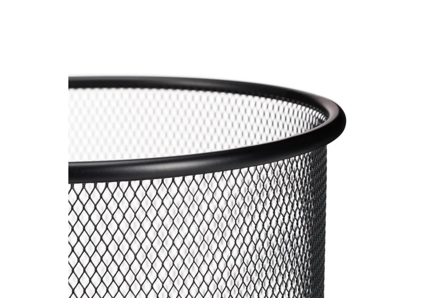 relaxdays Schirmständer Drahtgeflecht Schwarz Metall - Bild 4