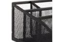 relaxdays Schreibtischorganizer 5 Ablagen Metall Schwarz Bild 5