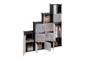 relaxdays Steckregal Regalsystem Kleiderschrank 11 Fächer Schwarz Bild 3