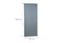 RELAXDAYS Verdunklungsrollo Grau Thermo-Beschichtung Klemmfix Bild 3