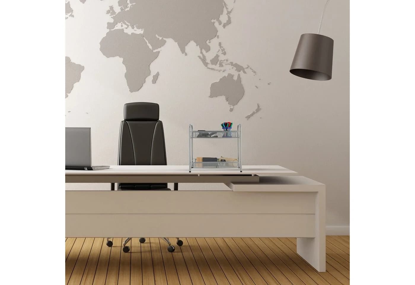 relaxdays Gewürzregal 2 Ablagen Metall Silber Modern - Bild 5